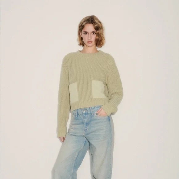 NWT Zara Pocket Sweater - Picture 1 of 6